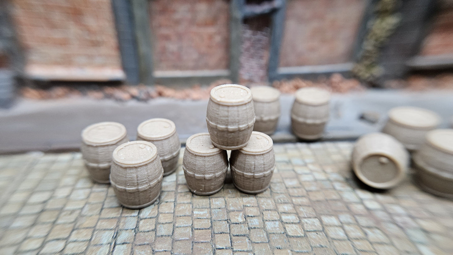 12x Holzfässer / Whiskyfässer für Brauerei, Ladegut uvm.