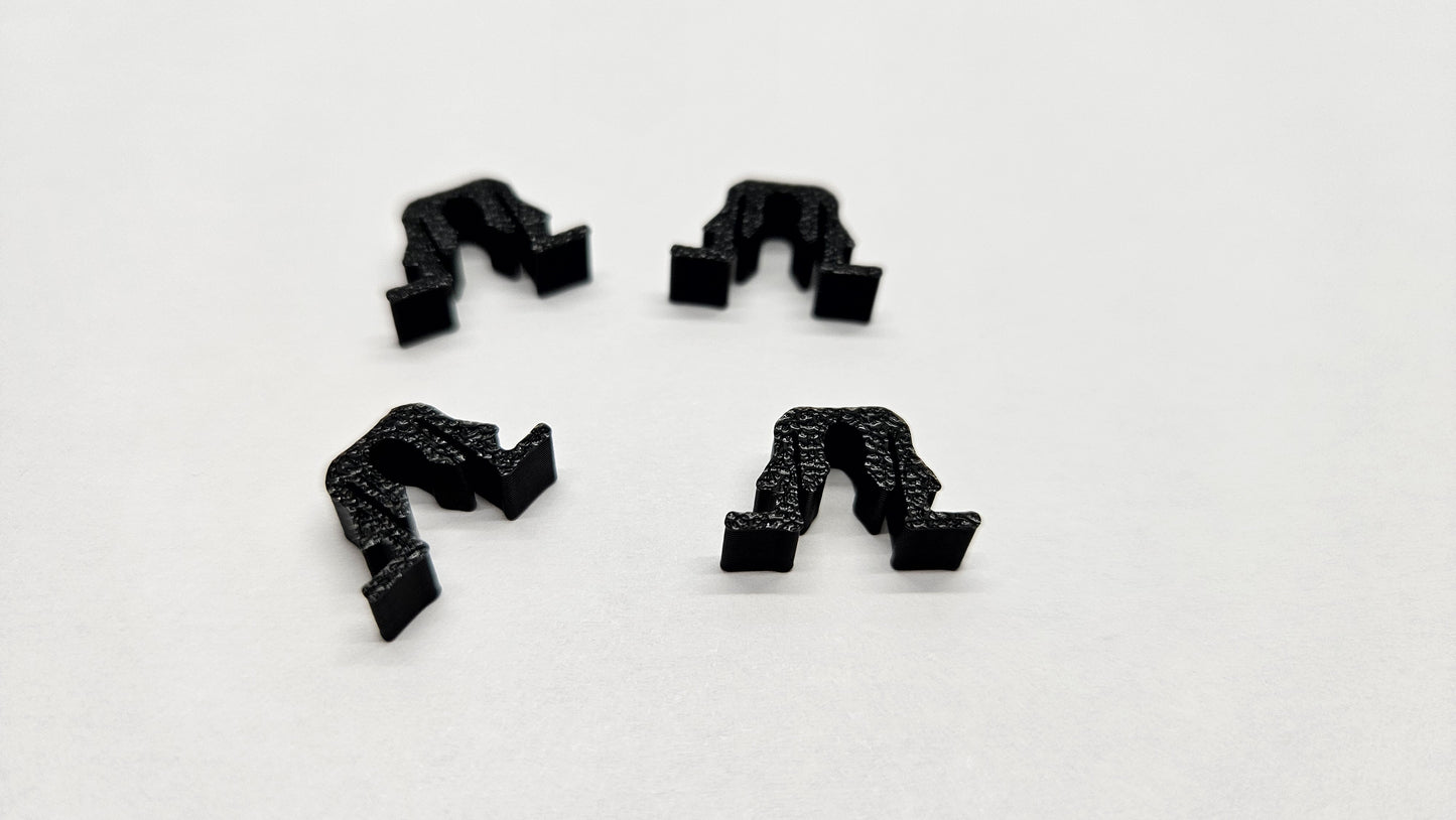 4x Clip Seitenblende Halterung Buchse passend für DAN Case A4