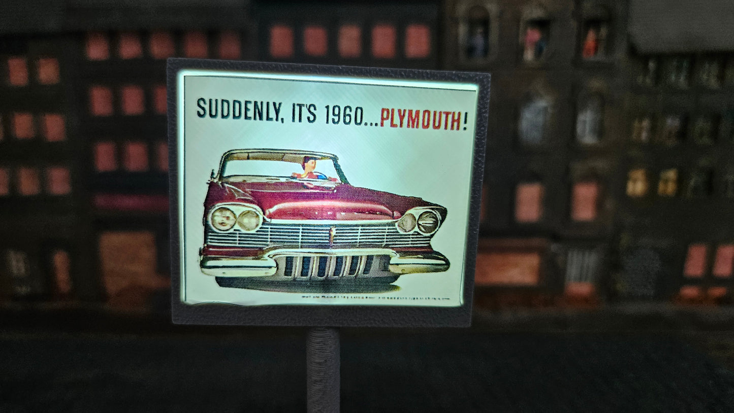 Beleuchtetes Werbedisplay Werbetafel Werbemonitor inkl. LED