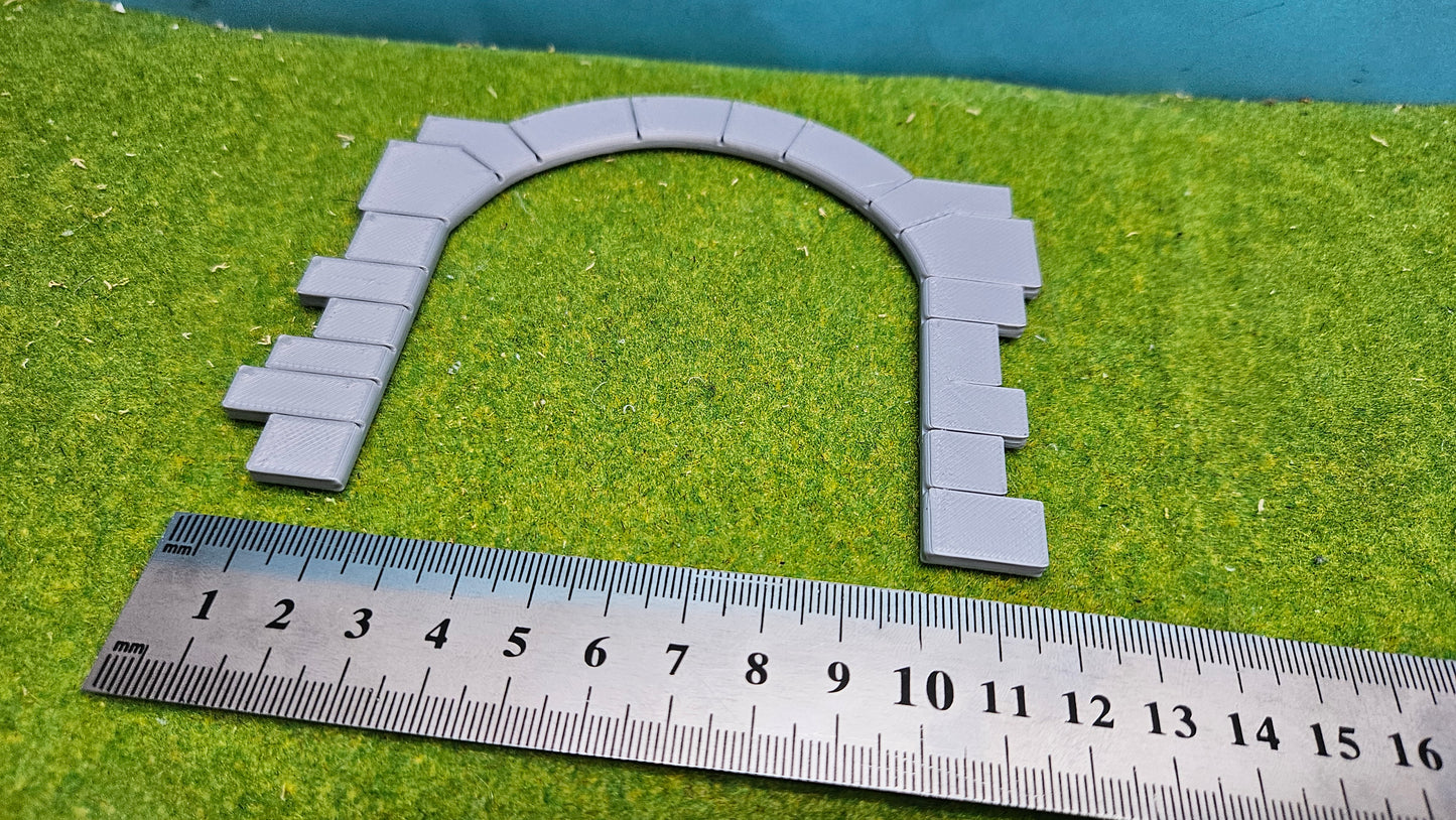 Tunneleinfahrt "Betonplatten" für Spur H0