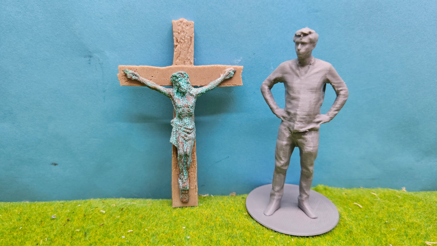Jesus Christus "Kreuz" Denkmal Bronze für 1:32 (1:35) oder 1:22,5