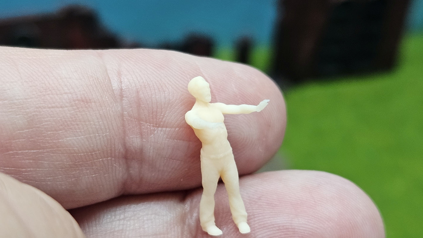 7x Zombie Set / Untote aus Resin