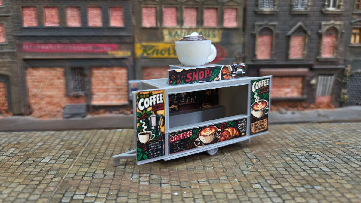 Kirmesbude "Coffee Shop" Buden Kirmes Stand Kaffee