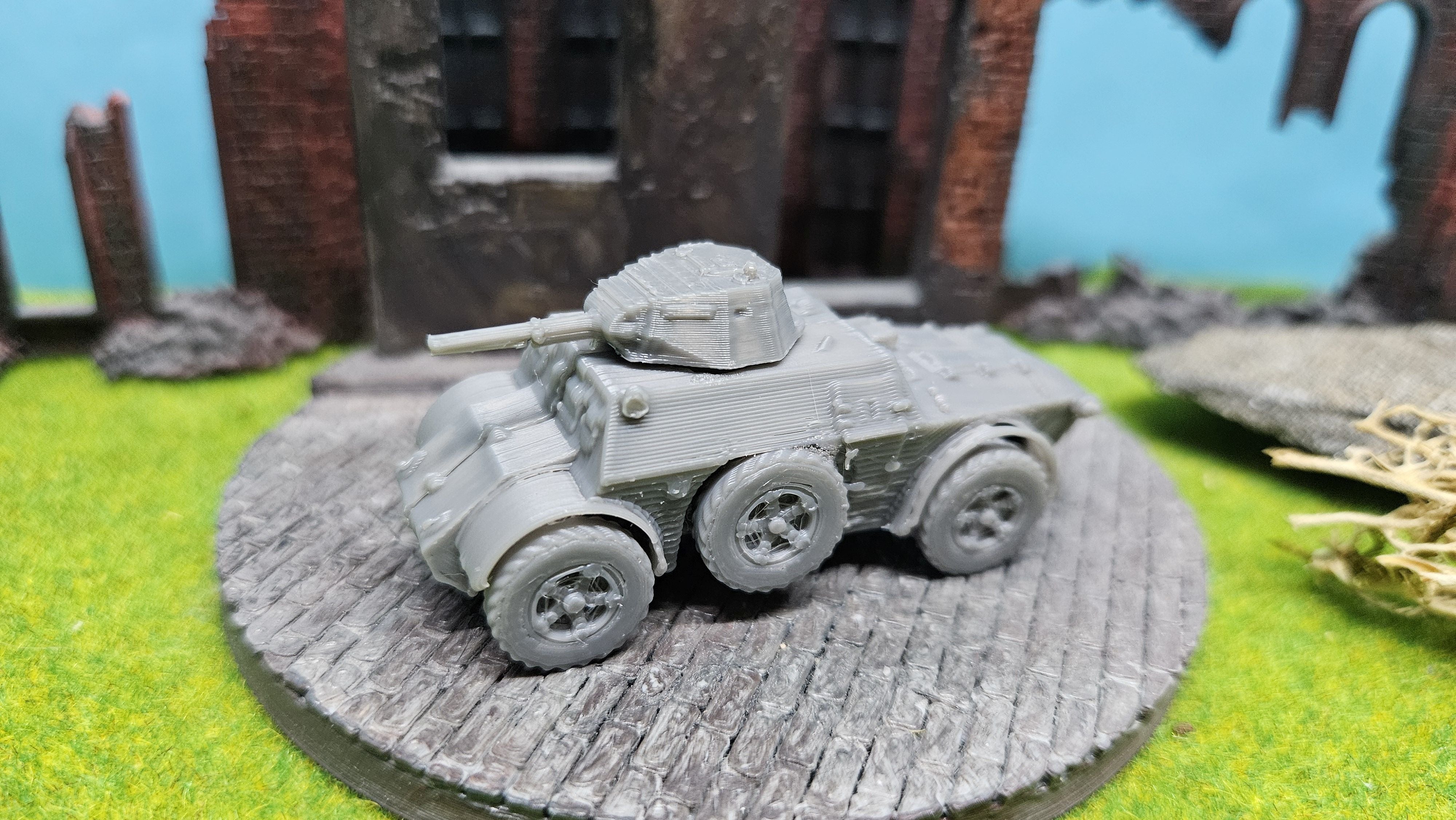 Autoblinda AB 41 Italienisches Panzerfahrzeug 3D Scale autoblinda-ab-41-italienisches-panzerfahrzeug-3d-scale