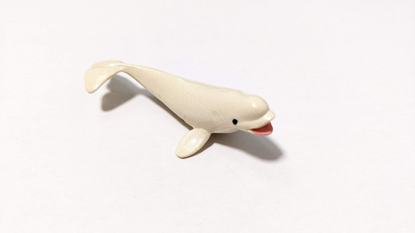 Belugwal Beluga Wal Tier für Zoo Diorama 1:87 (Spur H0) - bemalt