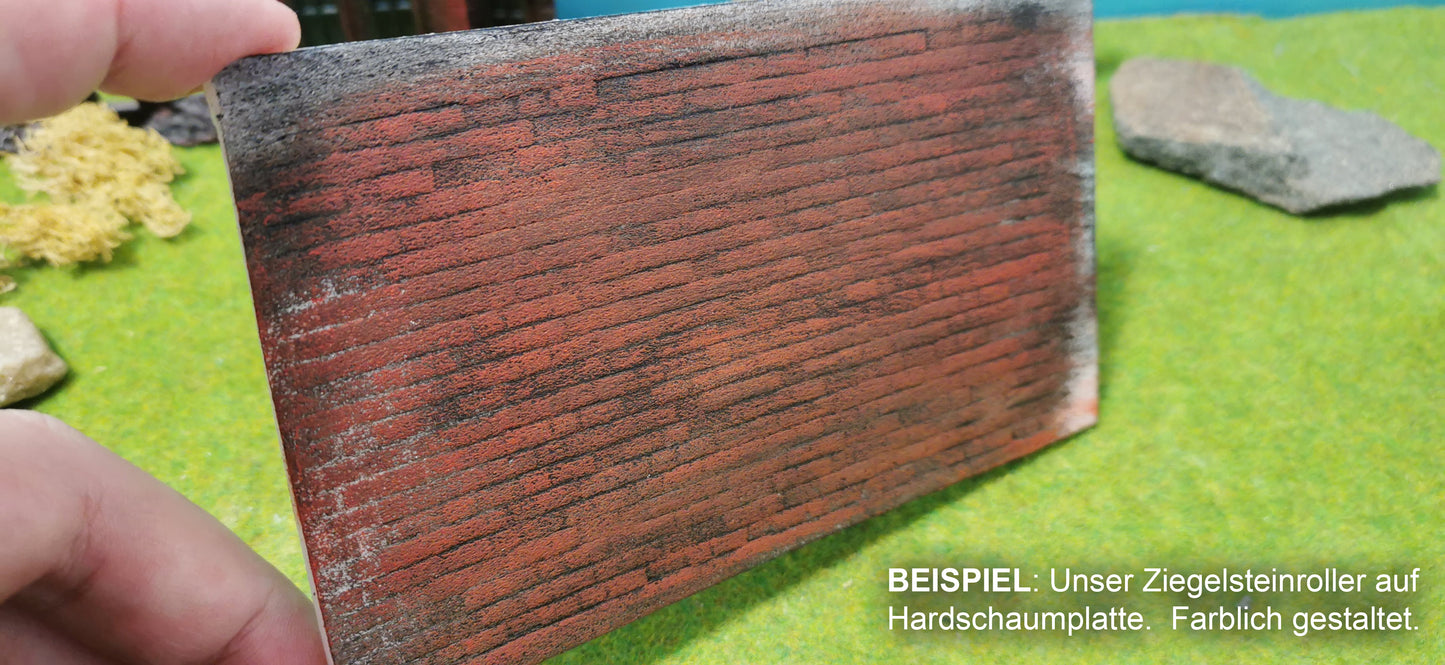 Kopfsteinpflasterwalze #1 "Altes Kopfsteinpflaster" Pflasterwalze für Modellbau