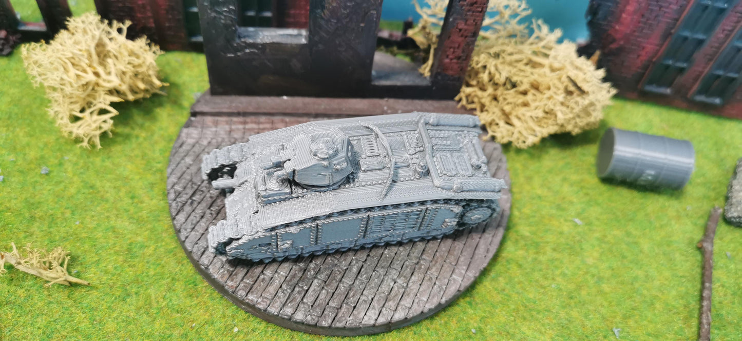 Char de bataille B1 französischer Panzer