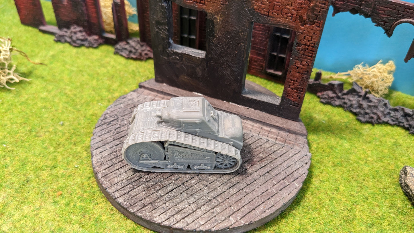 Char P. 1918 französischer leichter WW1 Panzer