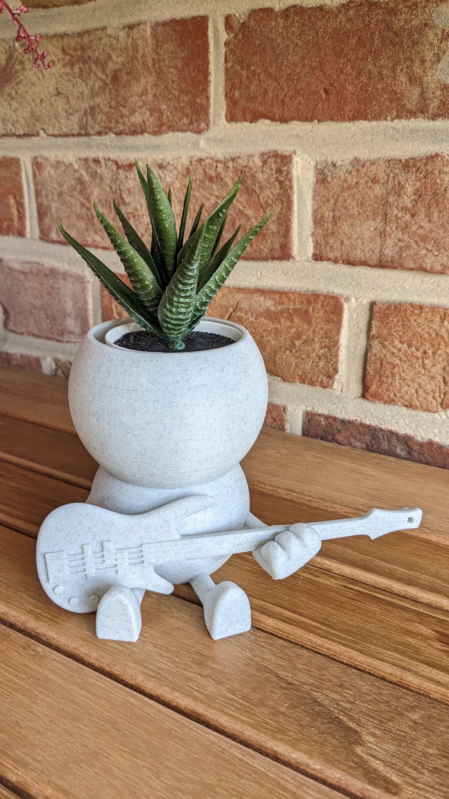 Harry Plant "Jimmyplant" lustiger Blumentopf mit E-Gitarre