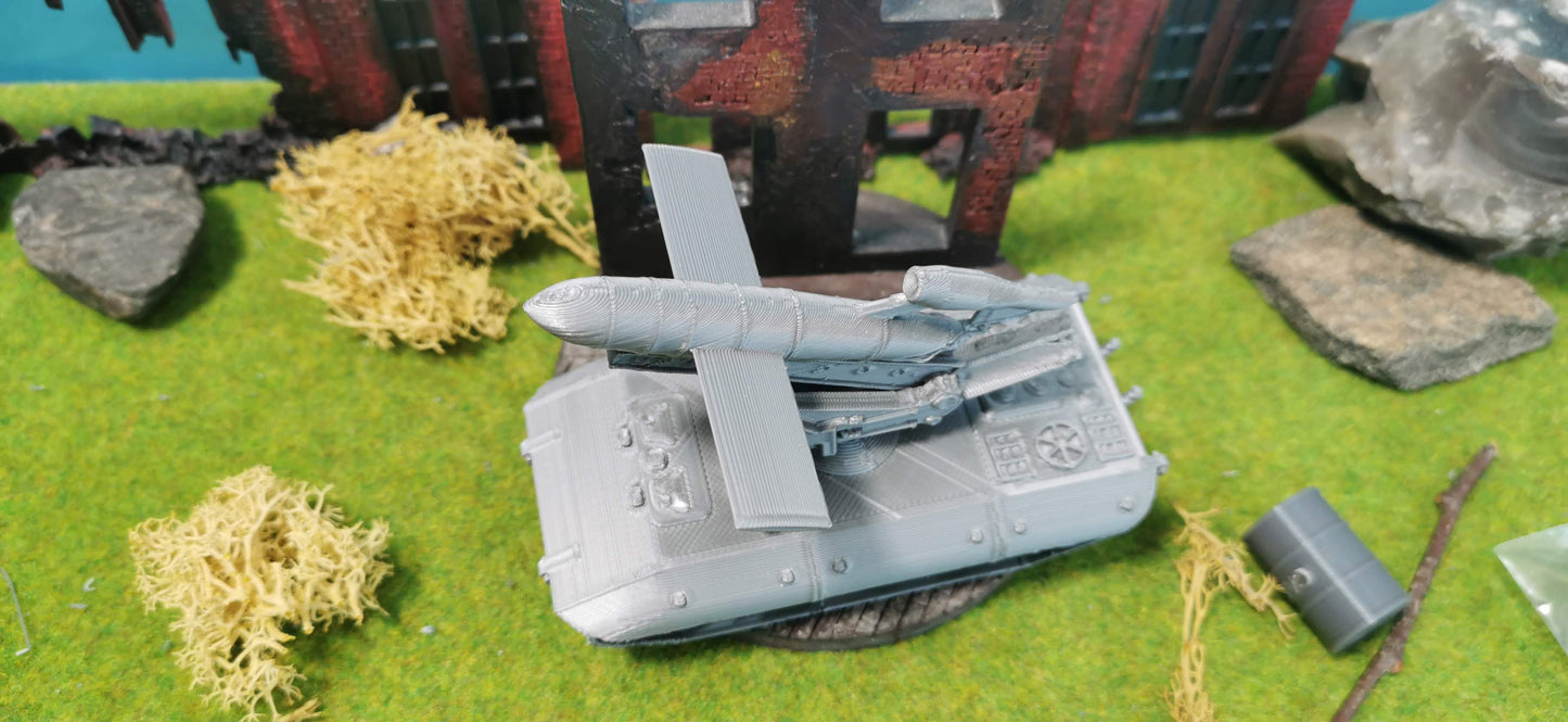 Panzerkampfwagen E-100 mit "V1" Rakete
