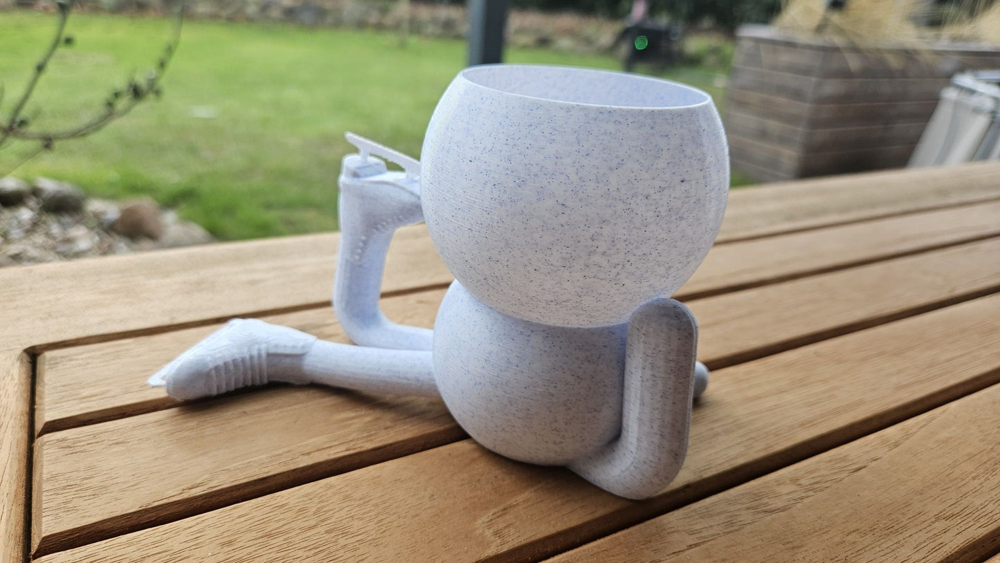 Harry Plant Eiskunstläuferin" lustiger Blumentopf beim Eislaufen