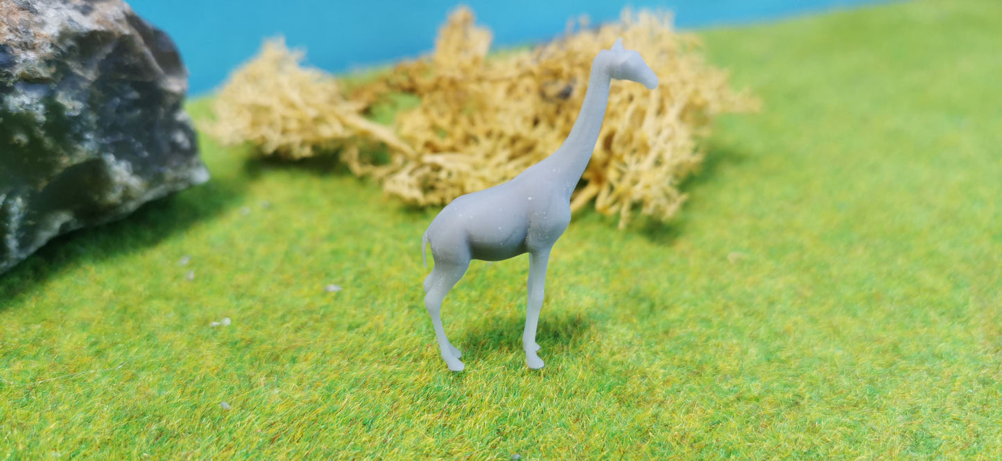 Giraffe Savanne Afrika aus Resin 1:87 (H0) - bemalt oder unbemalt