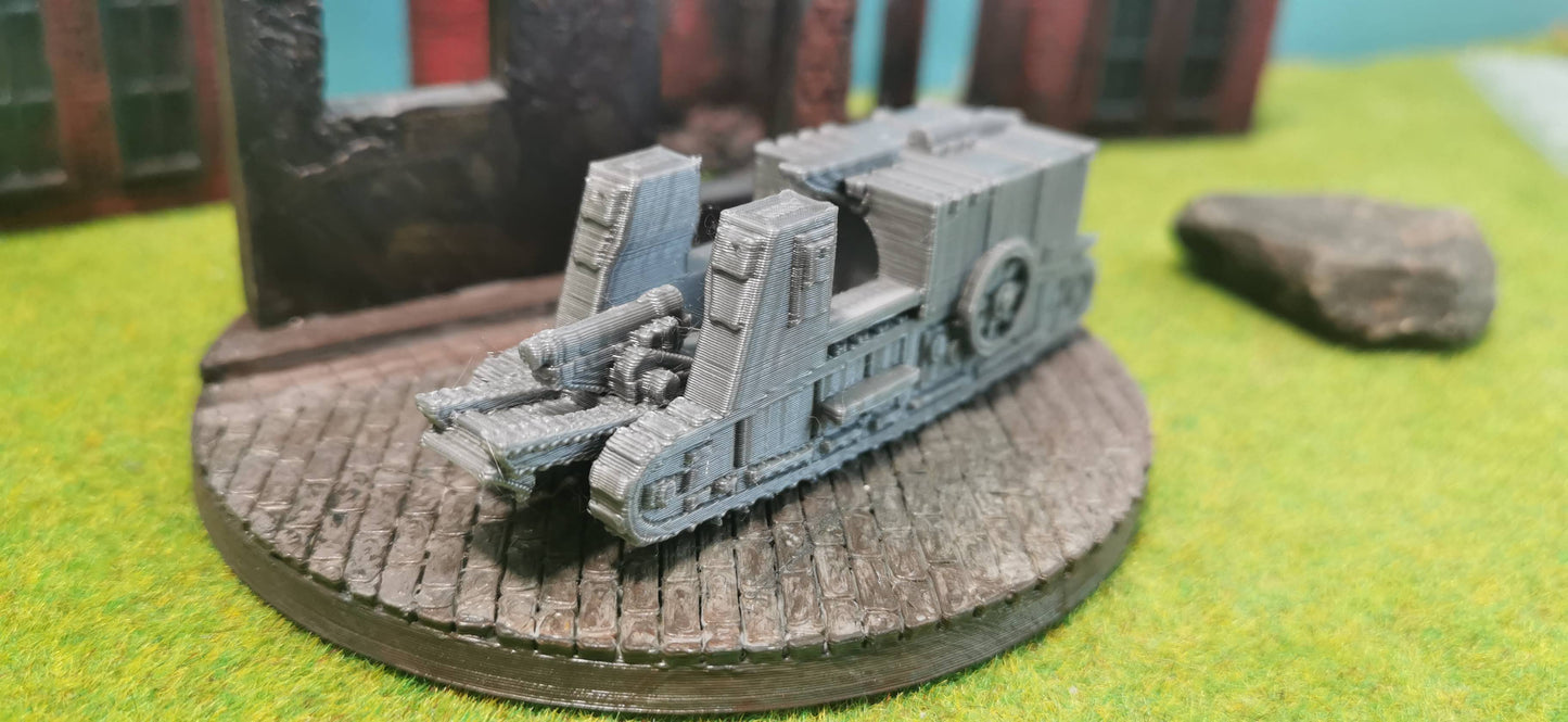 Gun Carrier Mk.1 britisches WW1 Selbstfahrlafette