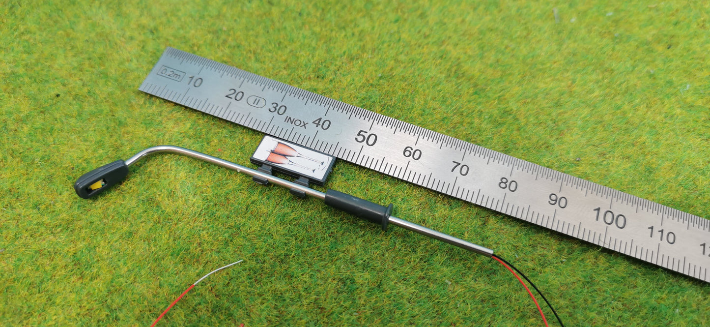 20x LED Straßenlampen Peitschenleuchten 3V (3-7cm) klein