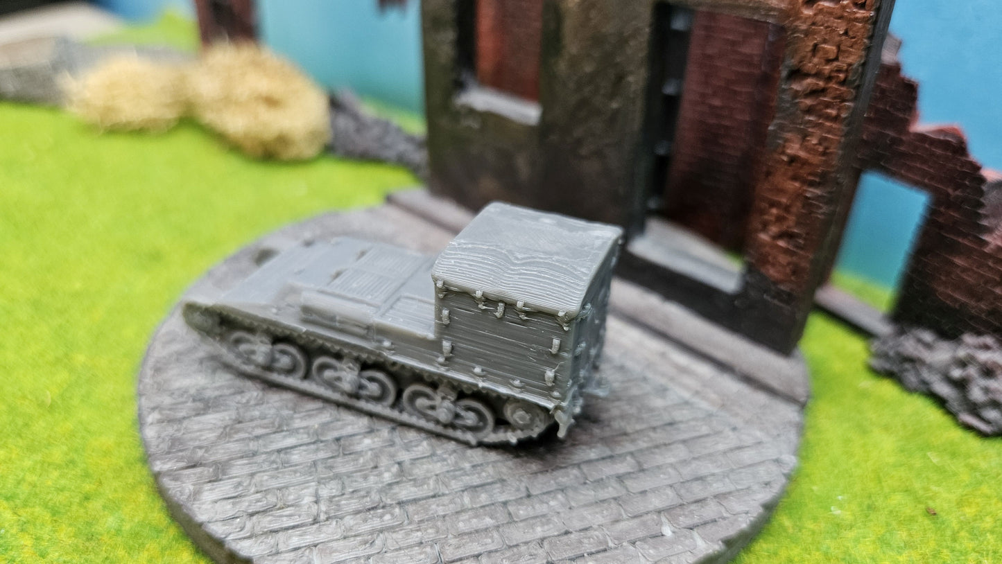 Lorraine 38L leicht gepanzertes Kettenfahrzeug mit Plane