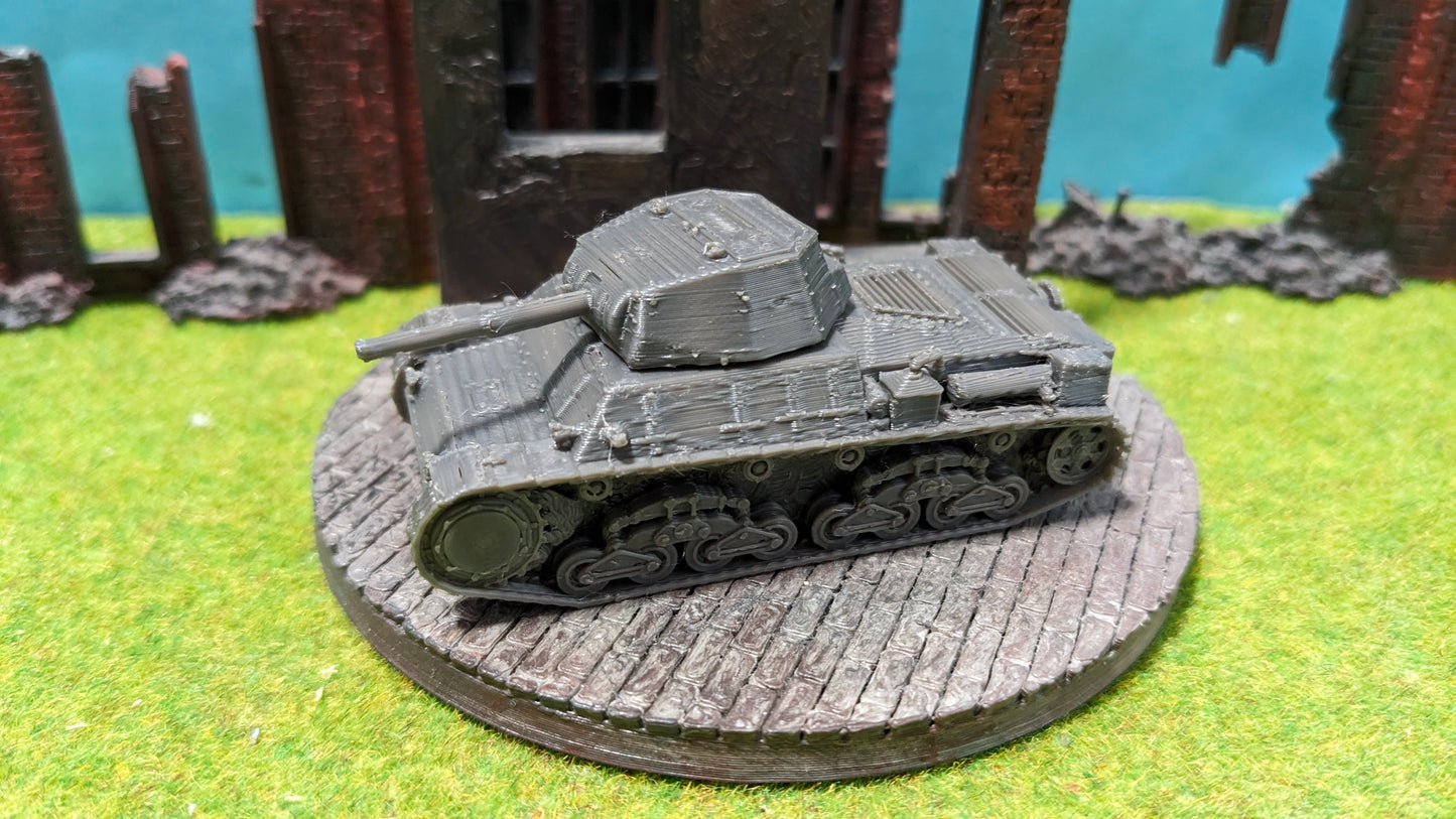 Carro Armato P40 italienischer schwerer Panzer ohne Schürzen