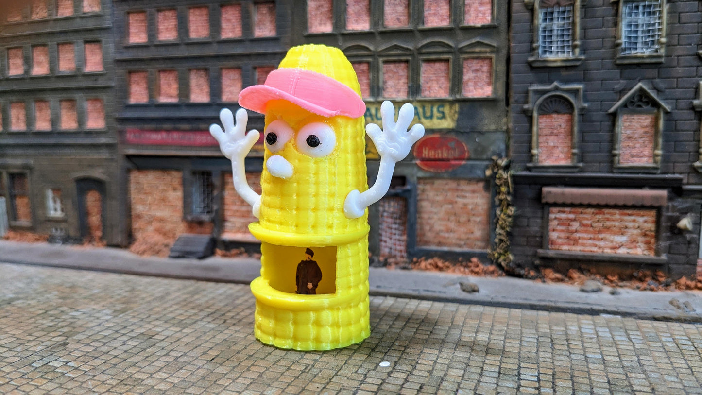 Maiskolben Verkaufsstand lustige Jahrmarktbude