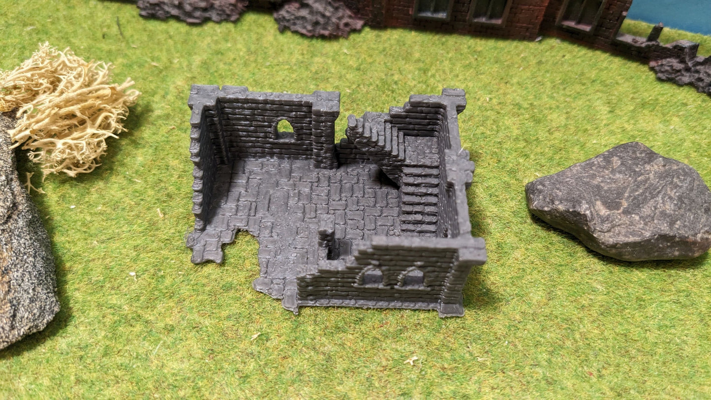 Alte Ruine Burgruine (Variante Groß) – Verfallenes Haus Trümmer