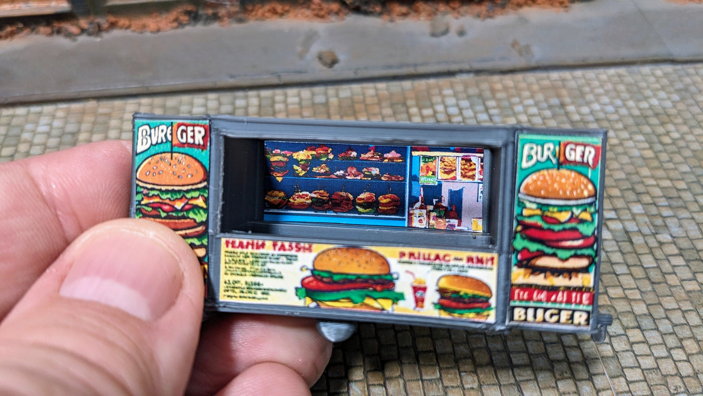 Kirmesbude "Burger Factory" Essen Foodtruck für Kirmes