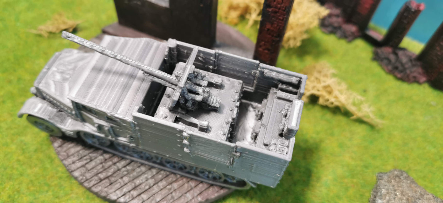 Sd.Kfz. 9 ähnlich "Diana" Halbkettenfahrzeug mit 7.62cm Pak