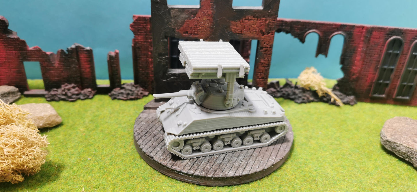 Sherman T34 Calliope US Raketenwerfer Panzer