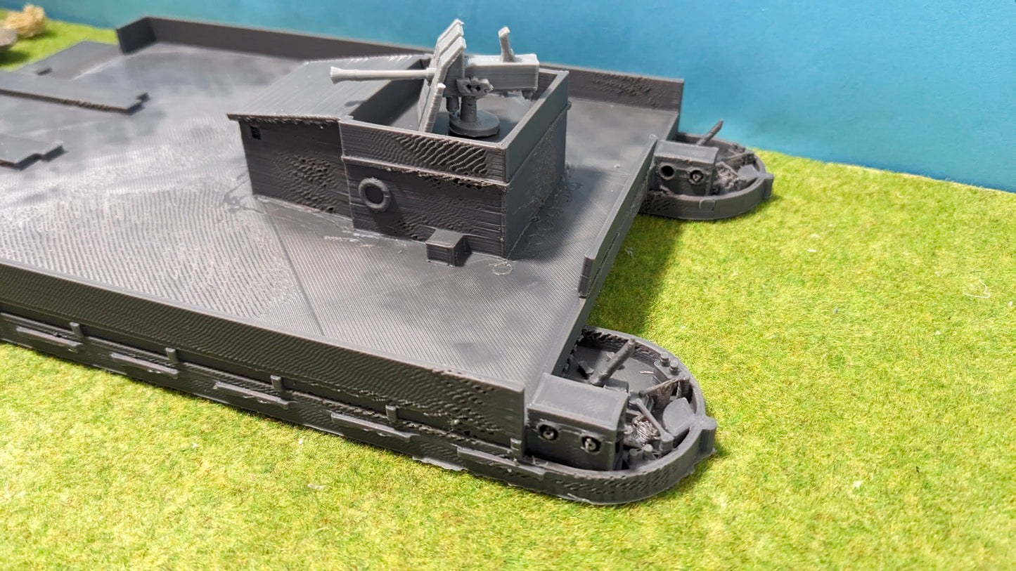 Siebelfähre provisorisches Landungsboot der Wehrmacht