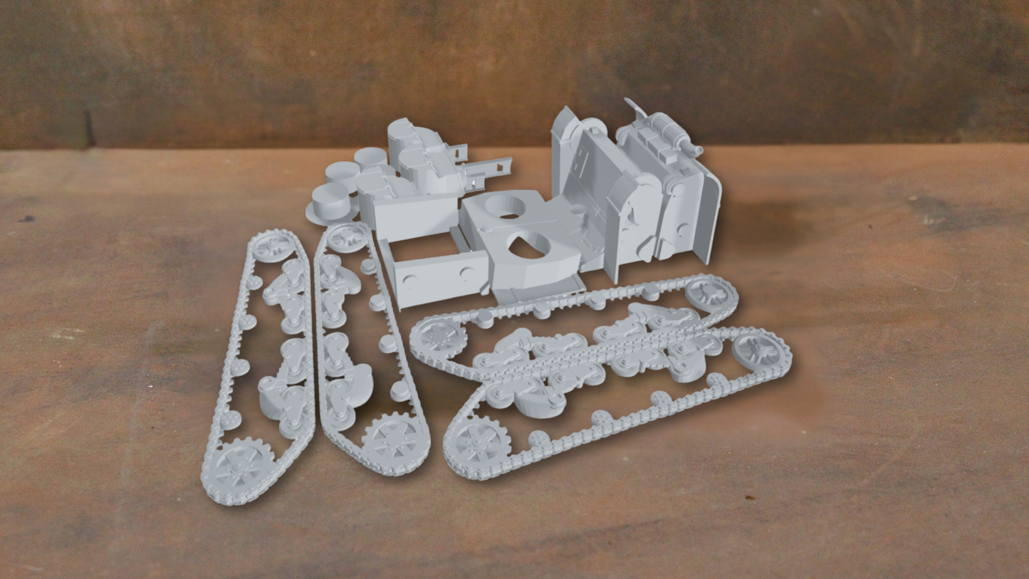 T-26 leichter Sowjet Panzer mit Flamm- und MG-Turm