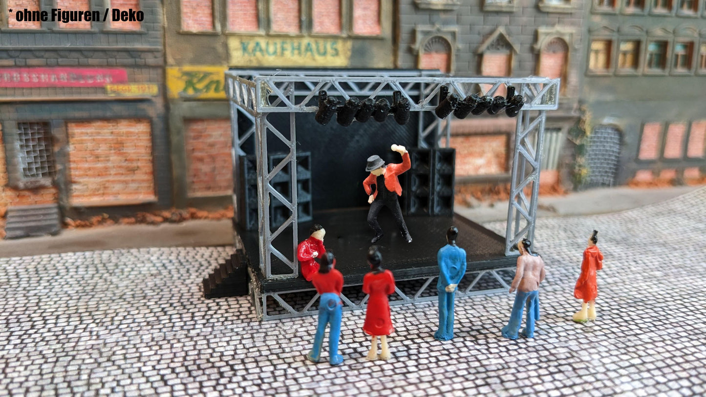 Musiker "Udo" Sänger für Konzert Bühne usw. 1:87 (Spur H0) oder 1:100