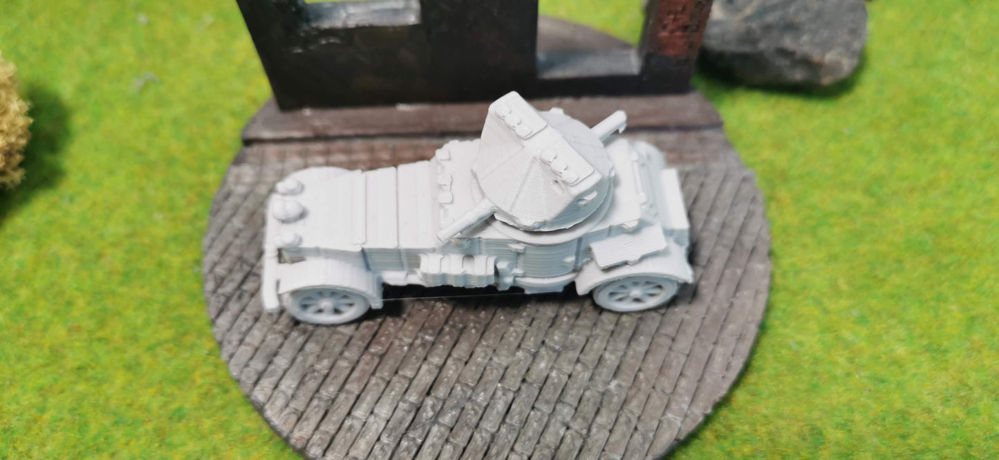 White AM (Automitrailleuse White) WW1 gepanzertes Fahrzeug