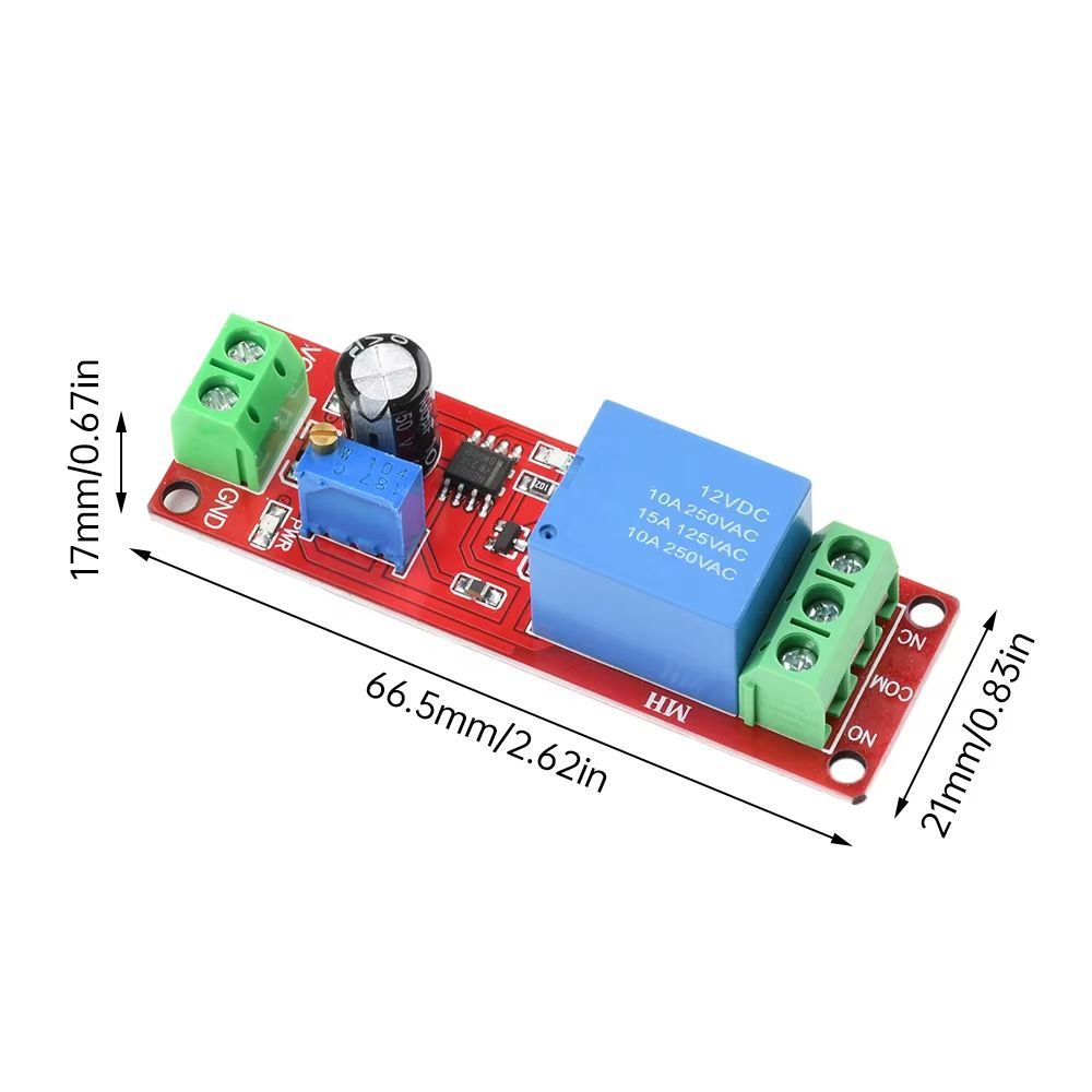 12V DC Zeitrelais OFF Verzögerungsrelais zum Ausschalten