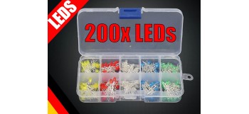 200 Stk. LED Sortiment 3mm...