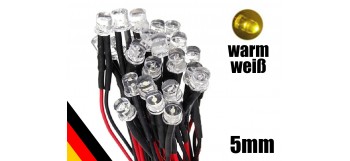 LEDs 5mm warmweiß...