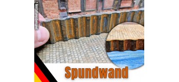 Spundwand in 13mm, 27mm...