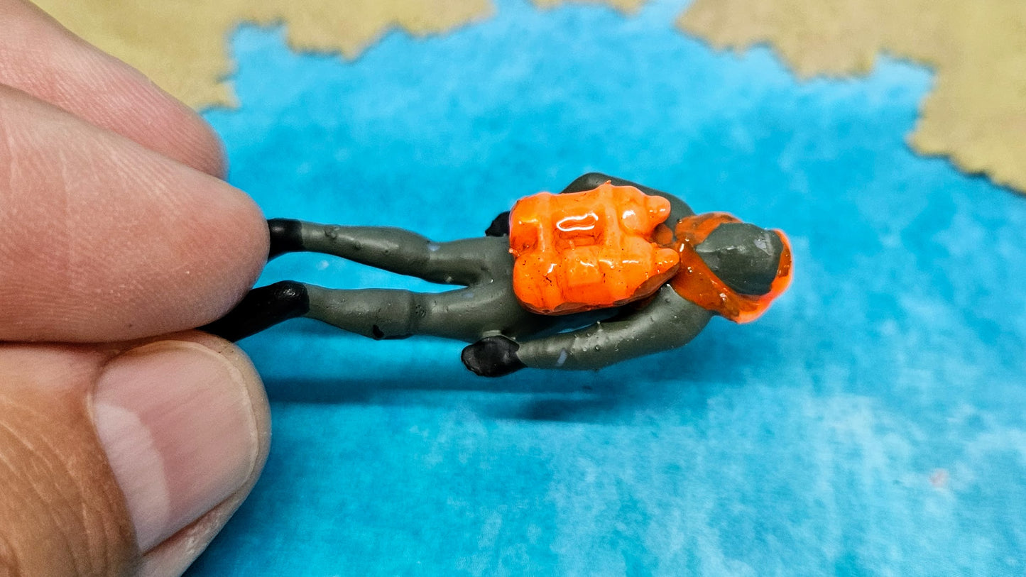 Sport Taucher Scuba Diver Figur aus Resin - wahlweise bemalt