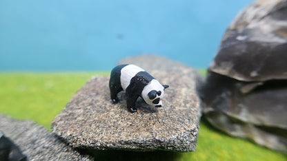 2x Pandas Panda Bären aus Resin 1:87 (H0) - bemalt oder unbemalt