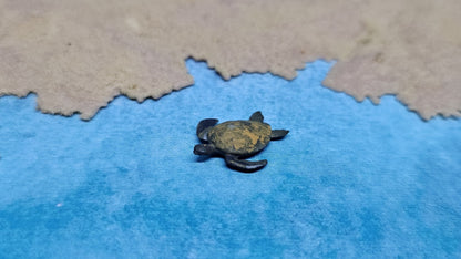 Meeresschildkröte aus Resin - bemalt oder unbemalt