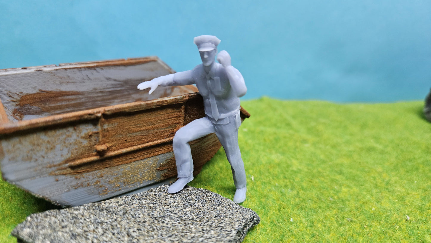 US Police Officer Amerikanischer Polizist aus Resin
