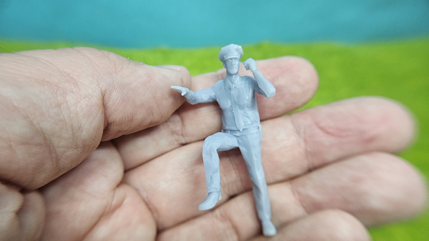 US Police Officer Amerikanischer Polizist aus Resin