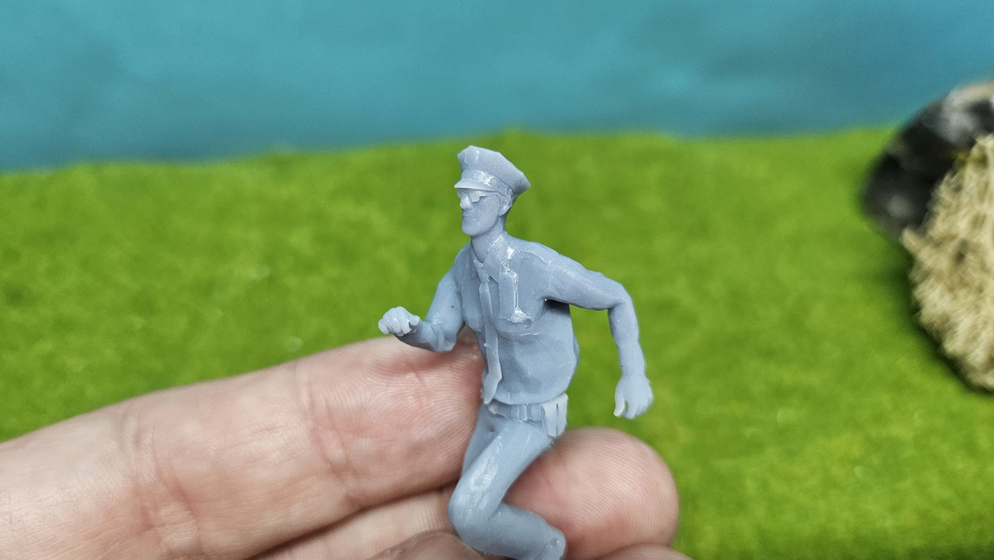 US Police Officer Amerikanischer Polizist aus Resin