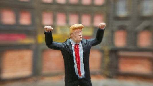 Mister "Donald" lustige Figur US Präsident Resin-Figur - optional bemalt