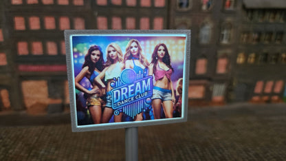 Beleuchtetes Werbedisplay Werbetafel Werbemonitor inkl. LED