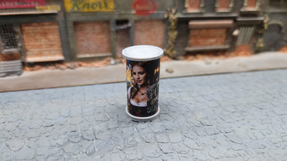 Beleuchtete Litfaßsäule / Werbesäule inkl. LED + Poster