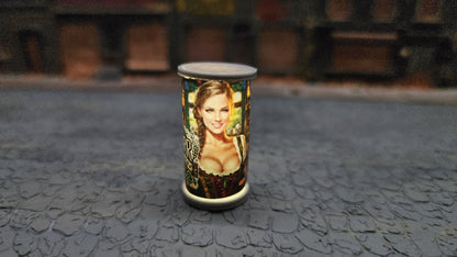 Beleuchtete Litfaßsäule / Werbesäule inkl. LED + Poster