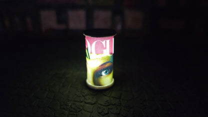 Beleuchtete Litfaßsäule / Werbesäule inkl. LED + Poster