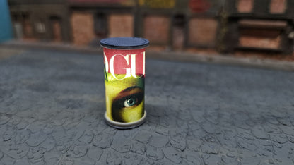 Beleuchtete Litfaßsäule / Werbesäule inkl. LED + Poster