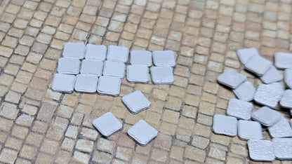 Betonplatten Fliesen Steine für Baustelle oder Ladegut