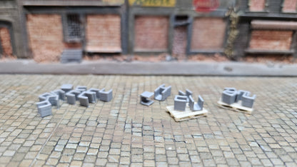 Beton U-Steine auf Europaletten für Baustelle & Ladegut