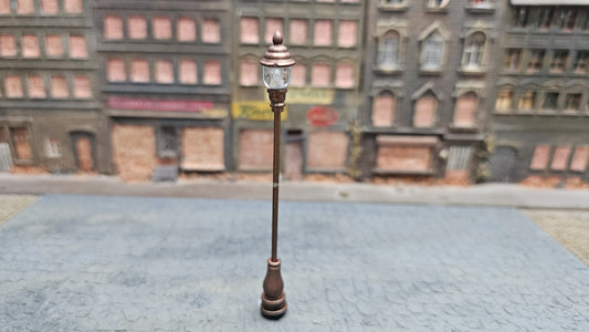 5x LED Parklampen "Kupfer" Parkleuchten 3V Höhe ca. 4,7cm für H0 TT N