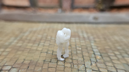 1:87 H0 Liebespaar "Am Bahnsteig" Figuren Resin