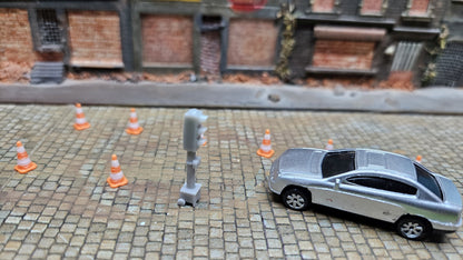Baustellenampel Verkehrsampel mobile Ampel Baustelle aus Resin